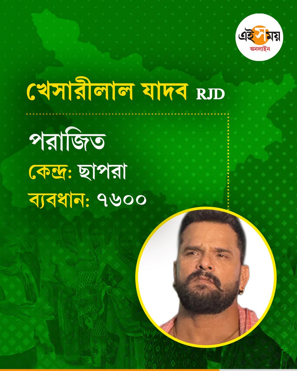 পরাজিত নায়ক

#RJD #KhesariLalYadav #BiharElection2025 #BiharElections #eisamayonline #EiSamay