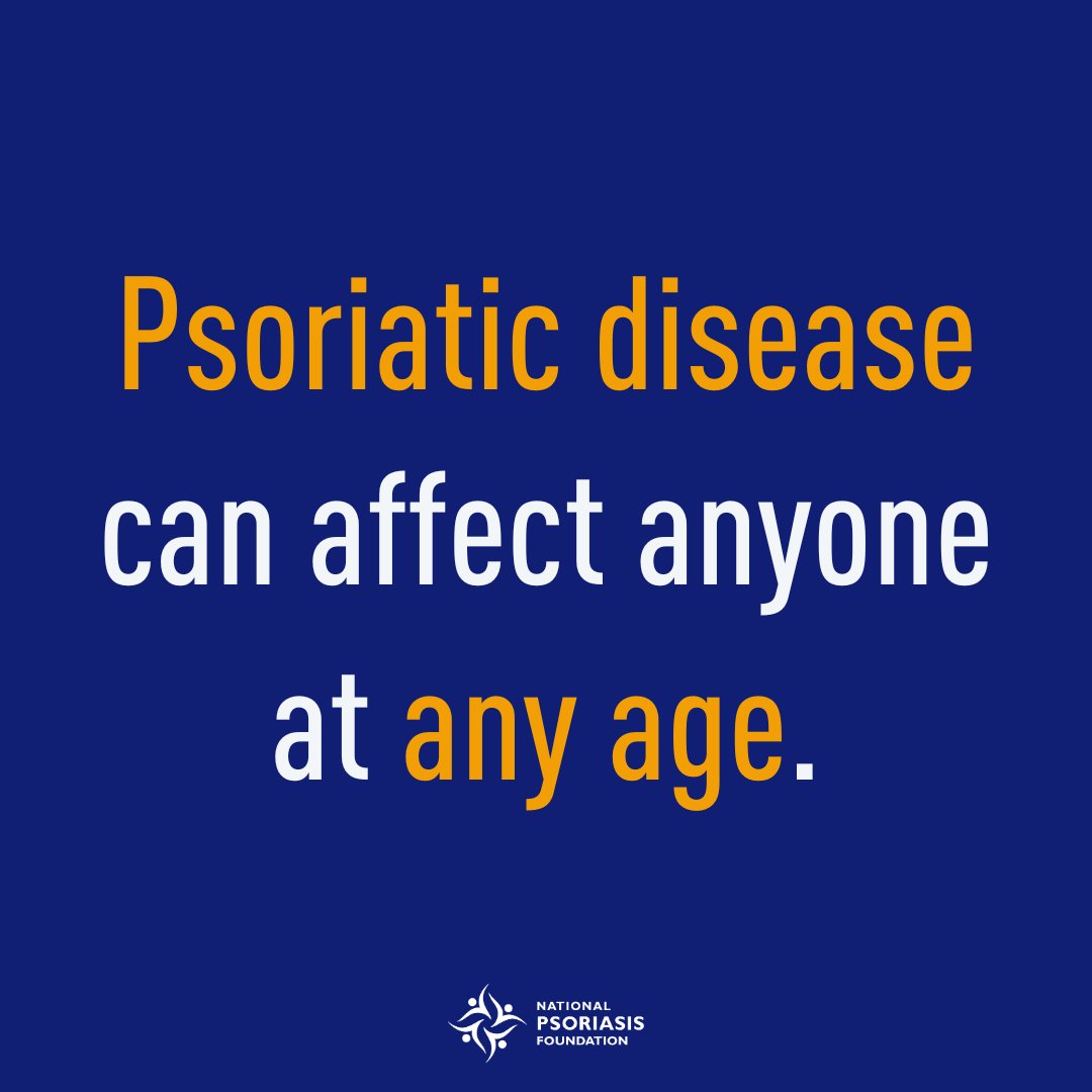 NPF's tweet photo. Psoriatic disease can affect anyone, at any age.
If you or your child are navigating psoriasis or psoriatic arthritis, you’re not alone.

Head to Our Spot, NPF’s hub for youth and parents, for free tools, stories, and support: https://t.co/SlbhgUoSEe

#ChildrensDay https://t.co/AuIHD7GH9R