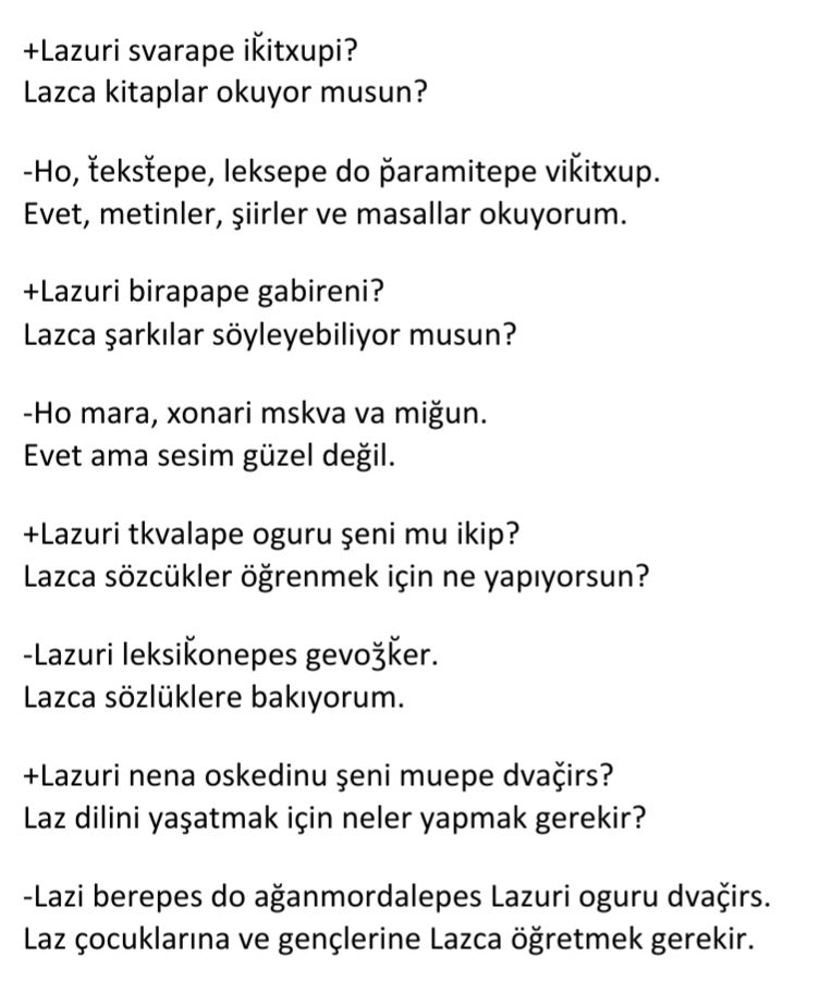 Lazuri nenaten oğarğalu;

Lazca sohbet;

#Lazca #Lazurinena