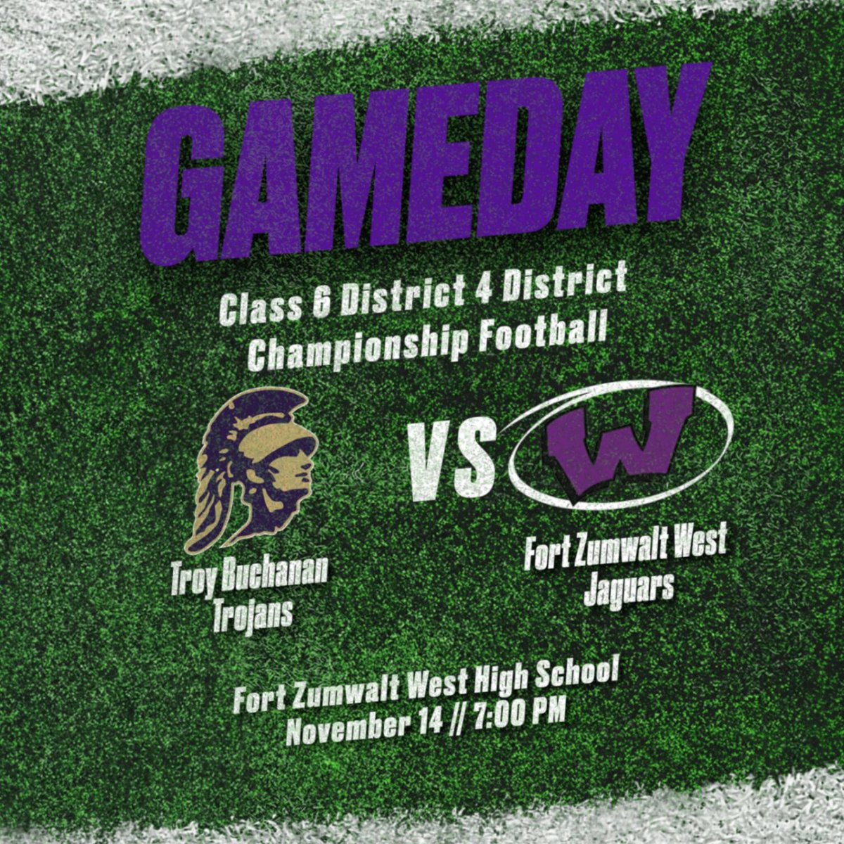 We have District Championship Football tonight at West High!!! Good luck to our Jags!!!  #greatdaytobeajaguar

Admission: $6 (Digital Ticket) or Cash; No passes

events.hometownticketing.com/boxoffice/mshs…
