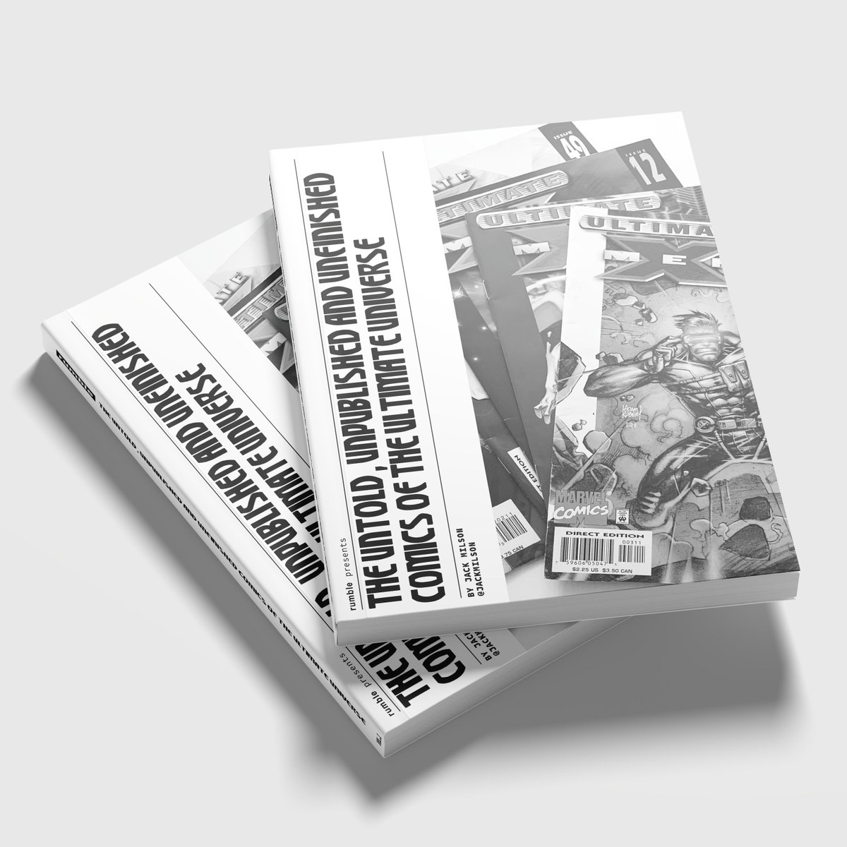 ComicBoxRumble's tweet photo. Rumble Vol 1: The Untold, Unpublished and Unfinished comics of the Ultimate Universe - collecting #1-3 + bonus content is OUT NOW digitally!

https://t.co/TYLvCgCOCb

Physical copies drop tomorrow at Thought Bubble! See you there.

#ultimatemarvel #ultimateuniverse #thoughtbubble https://t.co/QGB6u29ajH