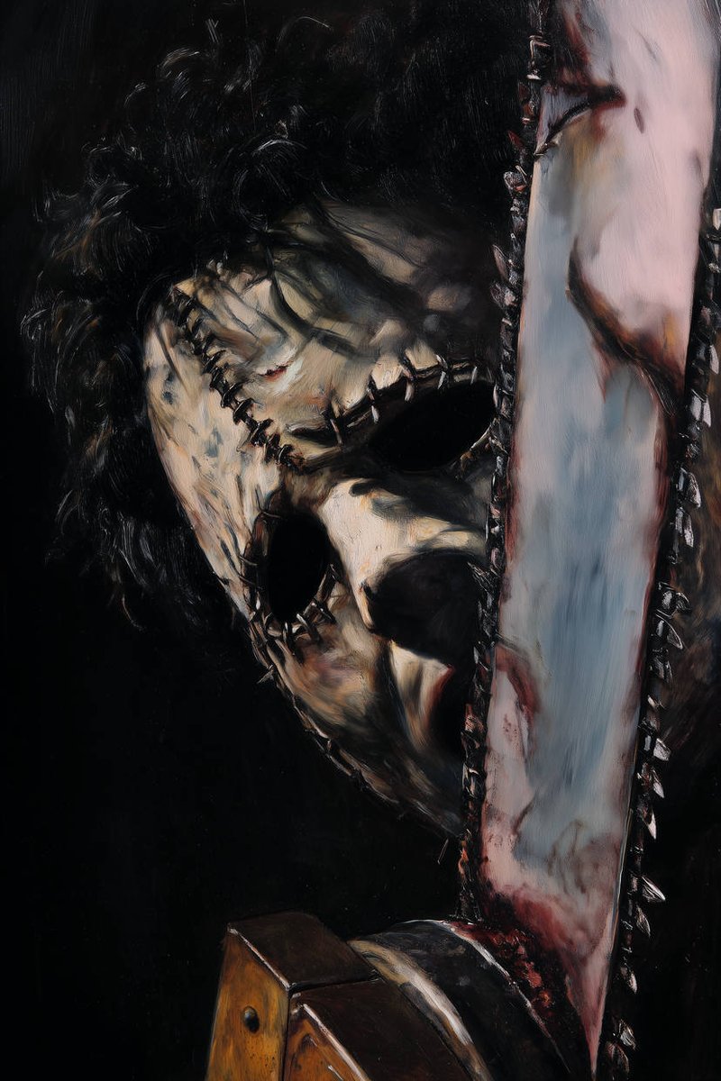 LeatherfaceJS's tweet image. Leatherface 
Art by Bloodfilth