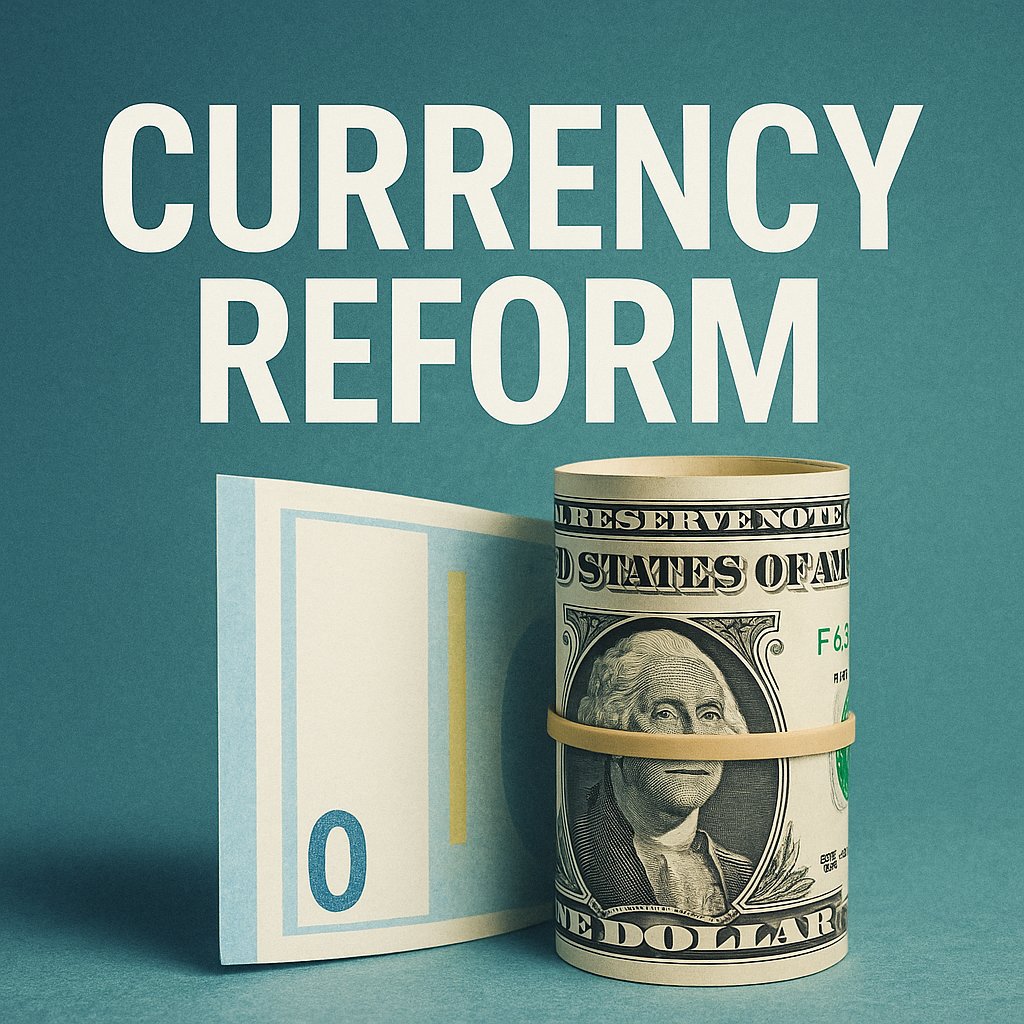 There’s a growing rumor about a possible USD currency reform

Some say this is why we saw massive OTC flows since late last year, with many converting dollars into stablecoins

Most currency reforms involve redenomination, but the USD doesn’t need that
If the rumor is real, it