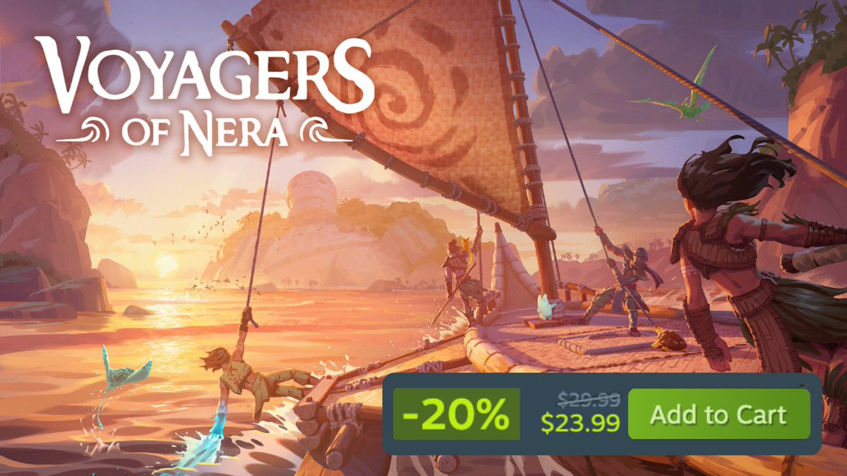 VoyagersofNera's tweet image. Don’t miss this SAIL, Voyagers! 🌊⛵️

Voyagers of Nera is 20% OFF until this post hits 14 hours old.