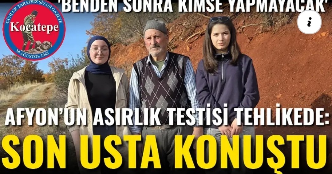 Sandikli Kilandiras Testisi Yok Olmasin.
Teşekkürler Afyonkarahisar basini...
Proje calismamiz devam ediyor.
<a href="/AfyonValiligi/">T.C. Afyonkarahisar Valiliği</a> <a href="/kubrayigitbasi/">Doç. Dr. Kübra Güran Yiğitbaşı</a> <a href="/afyonilmem/">Afyonkarahisar İl Milli Eğitim Müdürlüğü</a> <a href="/miracsunnetci/">Miraç Sünnetci</a> <a href="/SandikliKaymakm/">Sandıklı Kaymakamlığı</a> <a href="/sandiklibld/">Sandıklı Belediyesi</a>