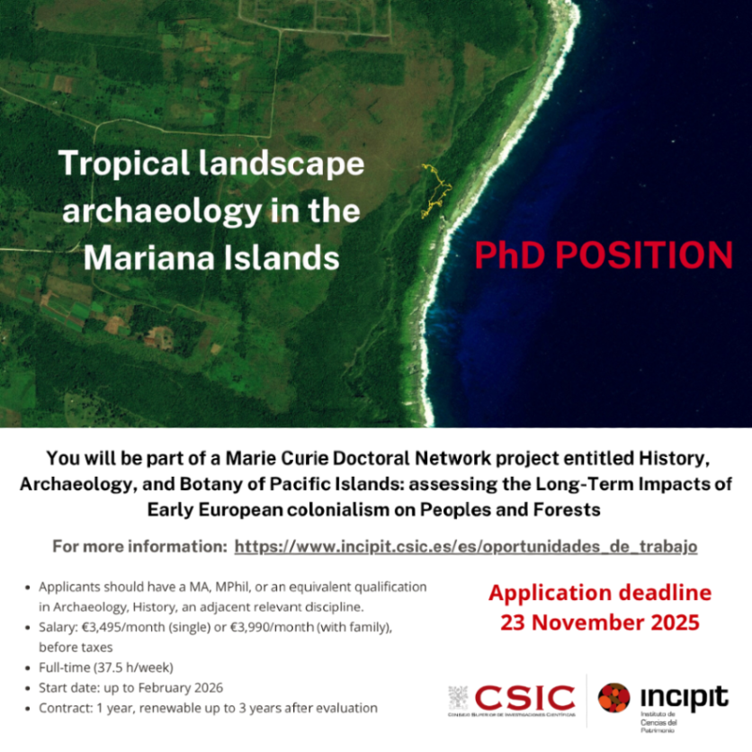 #Hiring !!
🔬 Research Position Open:
We are seeking a highly qualified researcher with a MA, MPhil, or equivalent in #Archaeology, #History, or an adjacent relevant discipline.
Application deadline: 23 November 2025
More info &amp; application: incipit.csic.es/es/oportunidad…