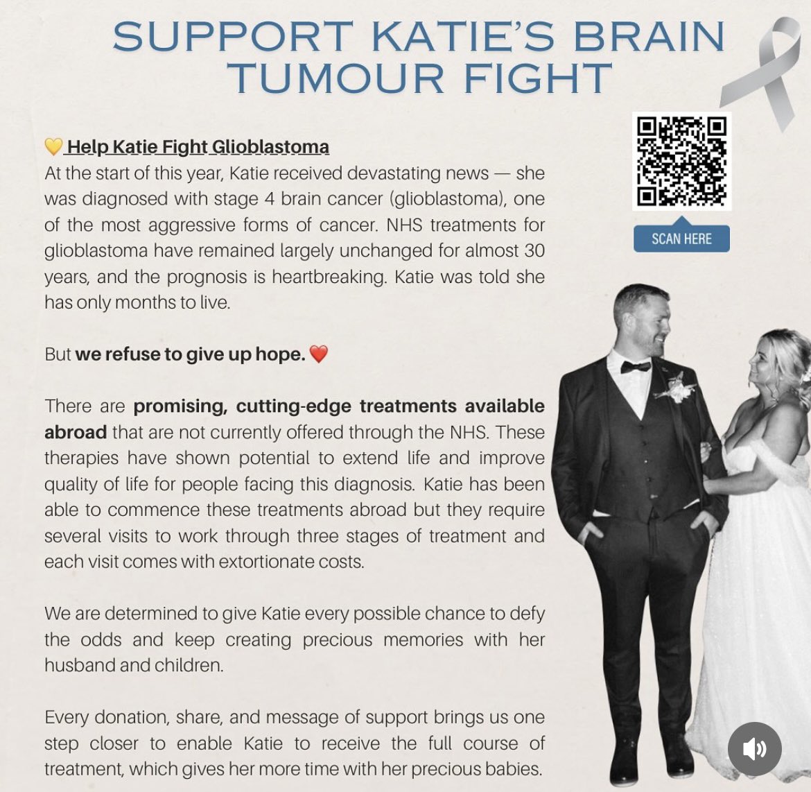 We’re on itv calendar tonight at 6:00 talking all things charity ball, how the last 10 months have gone and what the future looks like for our family in a very emotional interview. 

Please tune in and Raise the awareness