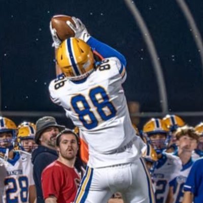 2026 TE/DE
Ryan Scully 
Hampton (PA.)
6-4/230
3.2 GPA
•2x 1st team all conf. TE
<a href="/Ryan8Scully/">Ryan Scully</a> 

hudl.com/v/2SxAUd