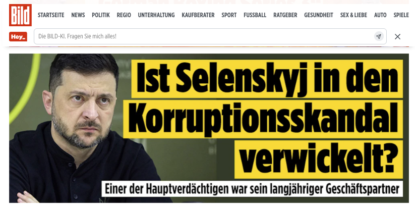 Niemals! Selensky ist weder Nazi-Kommandeur noch in irgendeiner Weise korrupt! Der Bambi-Gewinner(!) &amp; Star-Journalist Paul Ronzheimer ist sich da ganz(!) sicher! 😂