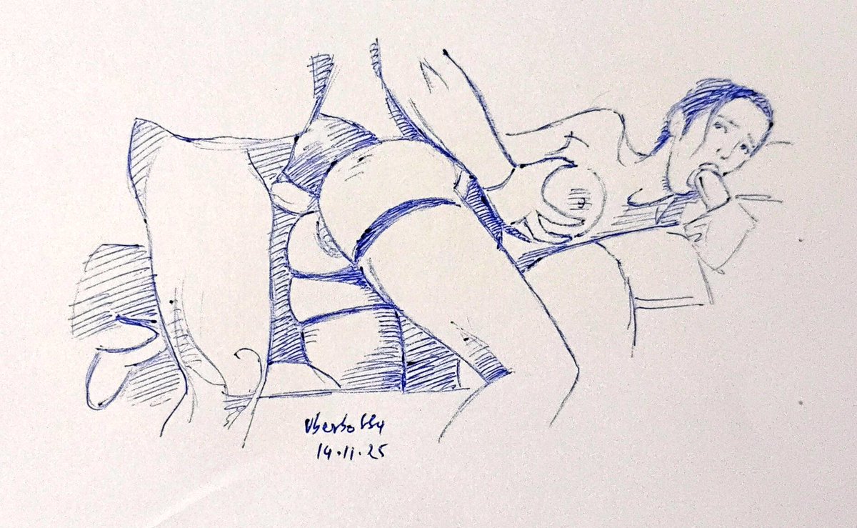 reference by <a href="/thatgahotwife/">Lauren 🍑 👑💋</a>  sequel to yesterday's sketch #sketches #drawing #artworkติดฝน #curvysense