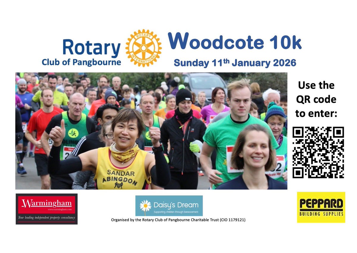 The Woodcote 10k is back again on 11th January 2026. The perfect running event to kick off the new year with! We are incredibly proud to be sponsoring it once again. 

#OpeningNewDoors #Woodcote10K #Woodcote #Oxfordshire #Running #Run #Community #Sponsor