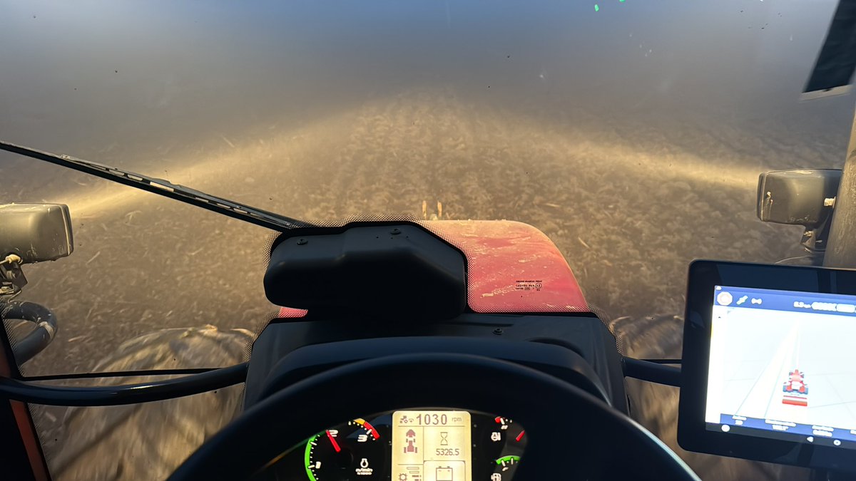 Sow wheat with thick fog!!!