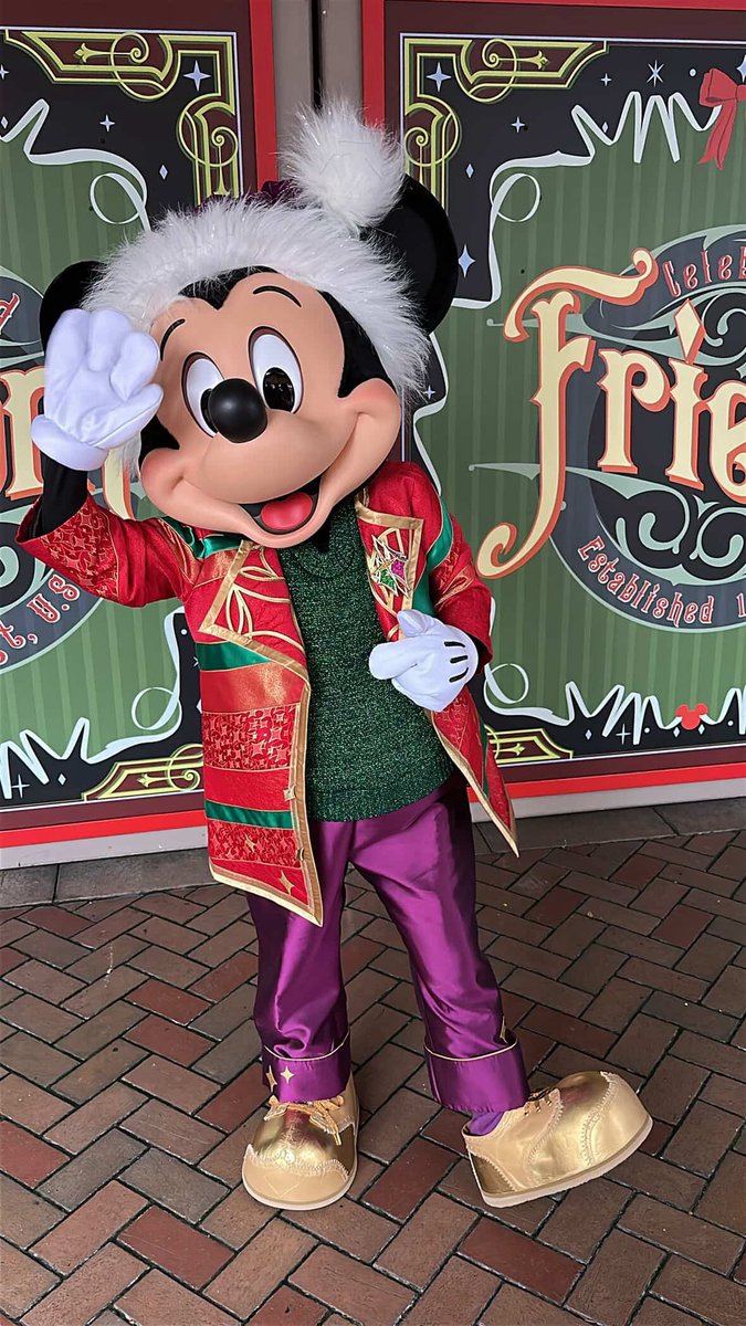 ミッキー　衣装　（USA WDW限定品） ミッキー✨ ディズニーランドリゾート2025年版ホリデーコスチューム🎄🎅