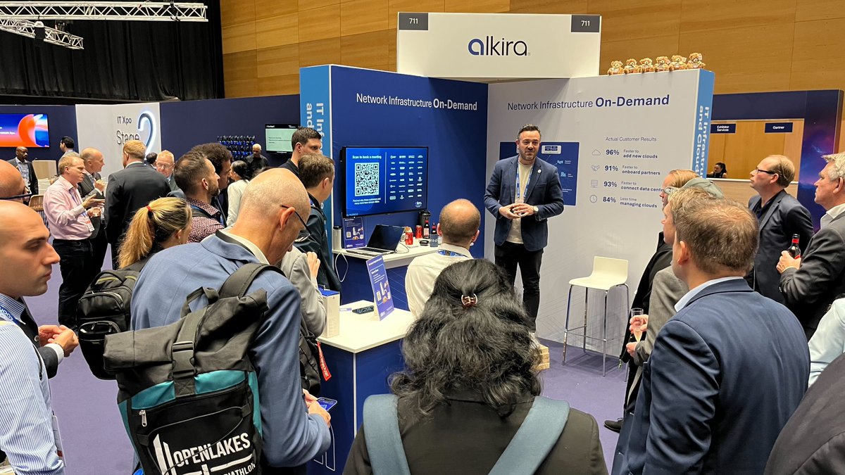 alkiranet's tweet image. The energy at #GartnerSym Barcelona spoke for itself, IT leaders are embracing a new era where network provisioning shifts from months to minutes. 

Thank you for inspiring conversations at the Alkira booth. 

Ready to see what’s next at IOCS?

#NetworkInfrastructure #MultiCloud