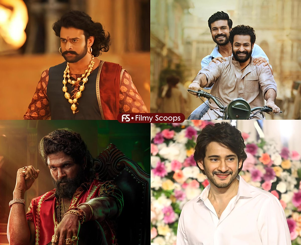 Filmyscoopss's tweet image. #Prabhas earned Pan-India stardom with Baahubali.

#RamCharan &amp;amp; #JrNTR shook the nation with RRR.

#AlluArjun created a mass wave with Pushpa.

Now, it’s #MaheshBabu Babu’s turn. #GlobeTrotter is all set to place him in the Pan-India league.

Let’s back our Superstar and witness…