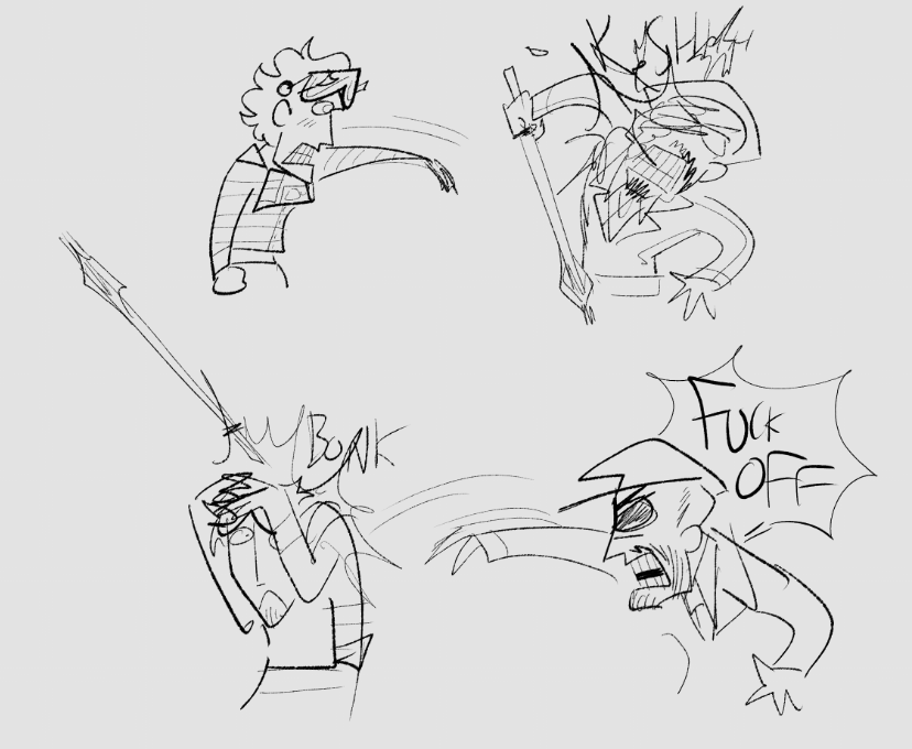 I'm working on oc stuff today so here's some doodles from a bit ago of my reagent and Coyle

#OutlastTrials #LelandCoyle #OCxCanon #Fanart