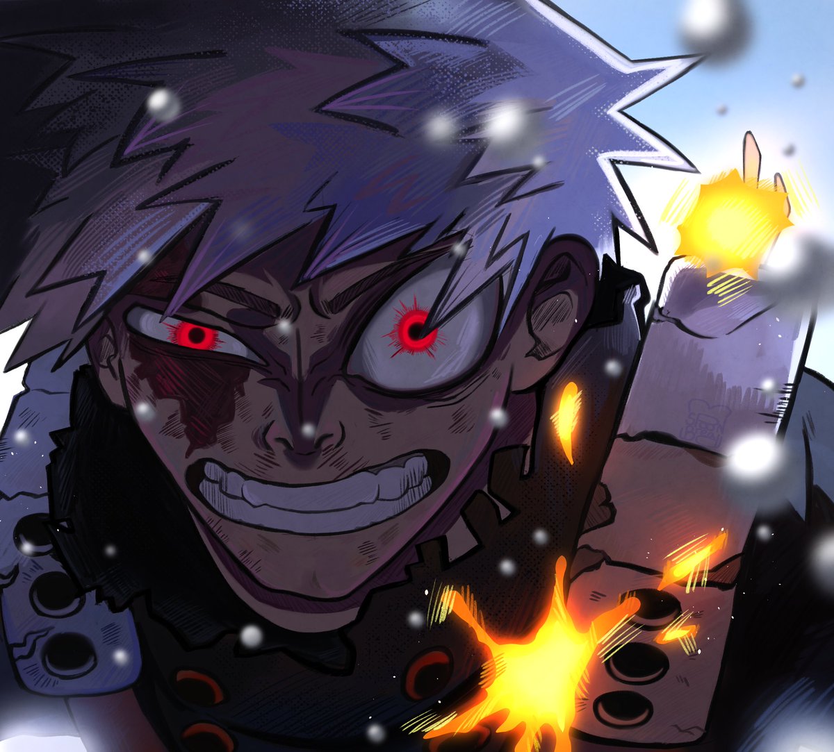 Spoonbreadx's tweet image. I havent posted art in forever hello
#mha #bakugo #mhafanart #mhaart