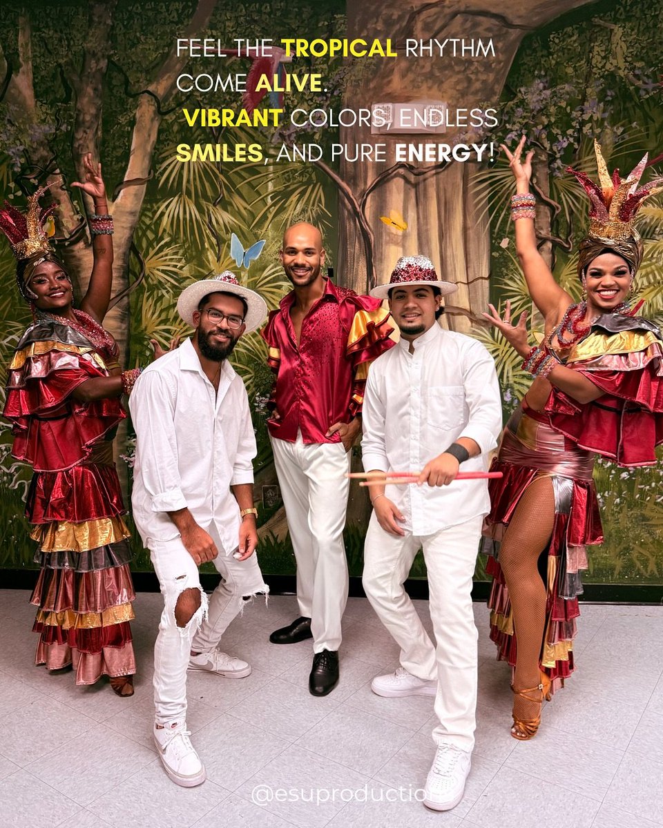 EsuArts's tweet photo. Feel the heat, the rhythm, and the passion!

@EsuArts, brings the fire of Latin culture to life!

With vibrant colors, powerful music, and performances that make every moment unforgettable.

#latino #artsperformance #orlandofl #Dance #LuxuryLifestyle #EventProfs #USA https://t.co/sjuto95CBL