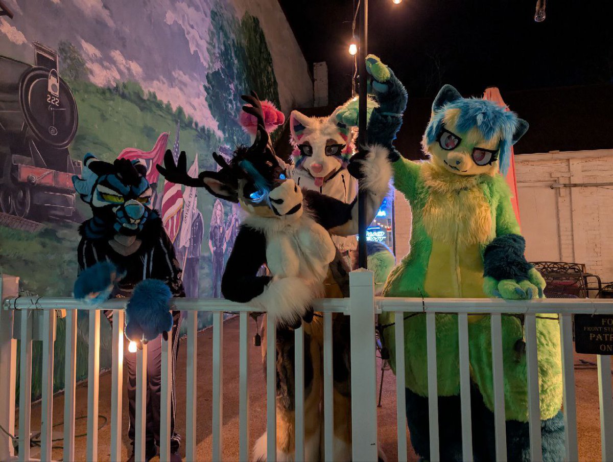 Furries being silly at night? It’s more common than you think…

🌌 #fursuitfriday #furry #fursuit #fursona 🌌