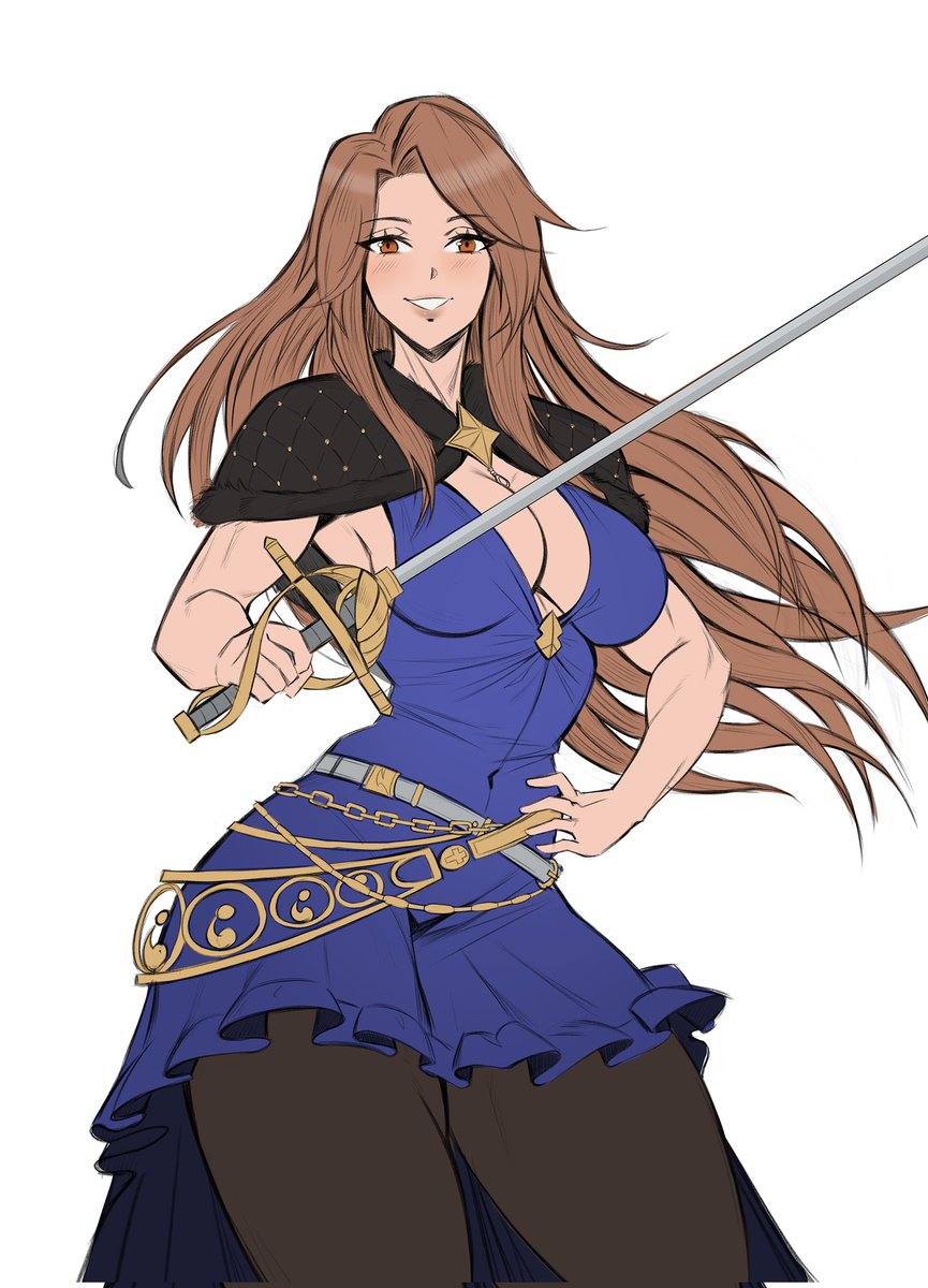 One of the character requests I got off my last post. Thank you so much for asking for Katalina, she is so gorgeous. 💙

A quick sketch, kind of just winged it so might be a little rough.

#GBVSR #fanart