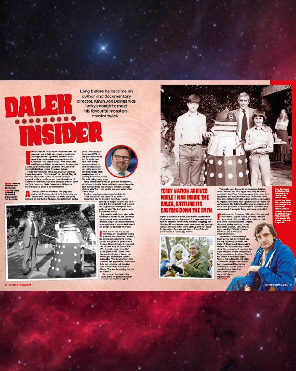 DWMtweets's tweet image. ❓Have you picked up Doctor Who: Legends yet? 

⭐️The all new DWM Special Edition begins a brand-new series….

💥 “Terry Nation is the first member of what is essentially DWM’s hall of fame,” says Editor Marcus Hearn. 

Get it here: doctorwhomagazine.com/specials/docto… 

#dwm #dwmtweets