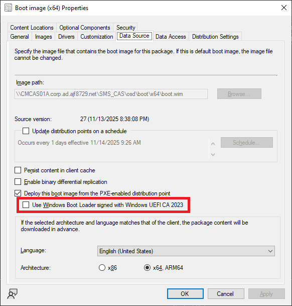 bdam555's tweet image. Looks like @MSConfigMgrTeam is still sleeping on this but heads up that #ConfigMgr 2509 has hit the fast ring.

Looks like they&apos;re already prepping for Black Lotus? (image stolen from reddit, paging @gwblok/@miketerrill) 

learn.microsoft.com/en-us/intune/c…