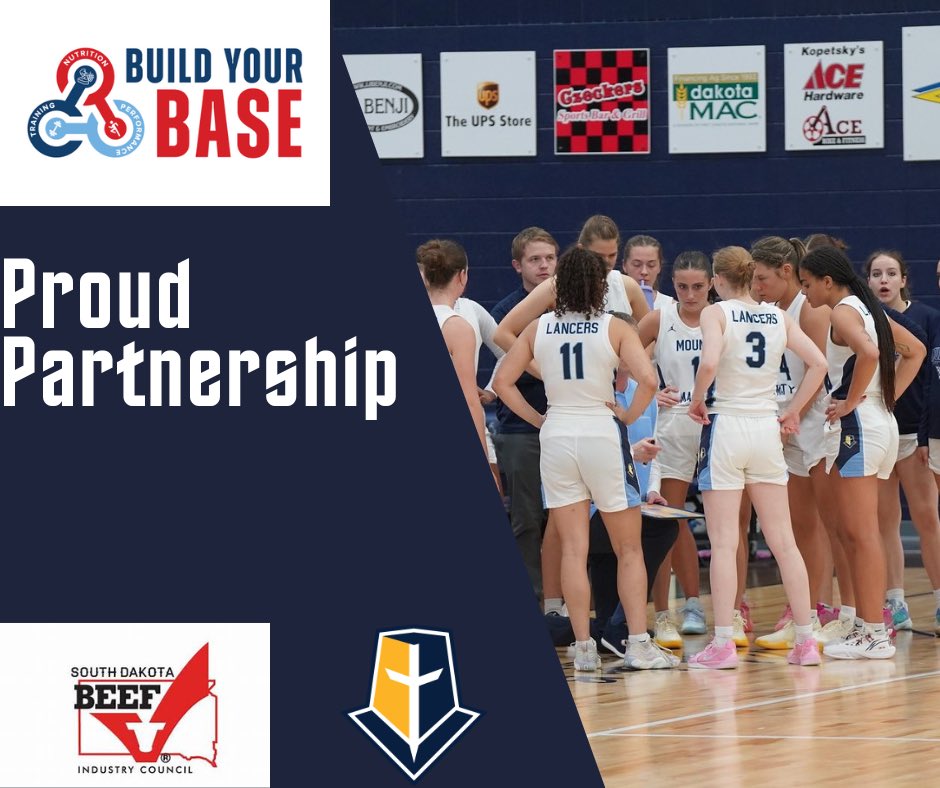 MMULancersWBB's tweet photo. We’re excited &amp; grateful to be selected for the Build Your Base Program Grant! Thanks to the South Dakota Beef Council, our athletes will have high quality protein fueling them everyday! 
#LancerNation #BuildYourBase https://t.co/XYBe7MgFMB