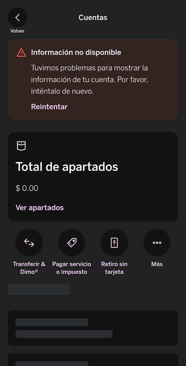 cesdomcar's tweet photo. @BBVA_Mex era la mejor banca en línea que tenía y ahora su nueva app está toda llena de errores.  Mejor ya saco todo mi dinero de BBVA. Avísenme si alguna vez arreglan esto!! https://t.co/k9657TQHdL