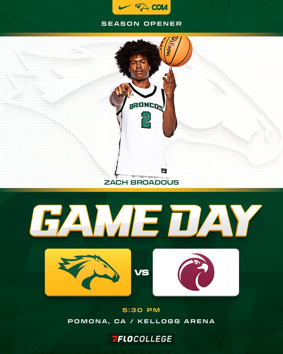 CPPMBB's tweet image. We’re back😎

The Broncos open their 2025-26 season at home against Seattle Pacific.

#WeAreCPP