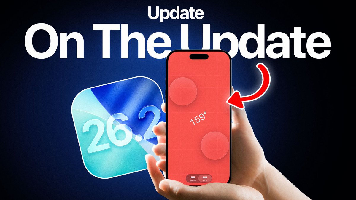 iDeviceHelpus's tweet image. 🙌 iOS 26.2 - a quick Update on The latest beta, Have a great weekend everyone! youtu.be/YX7yl_ynVCQ