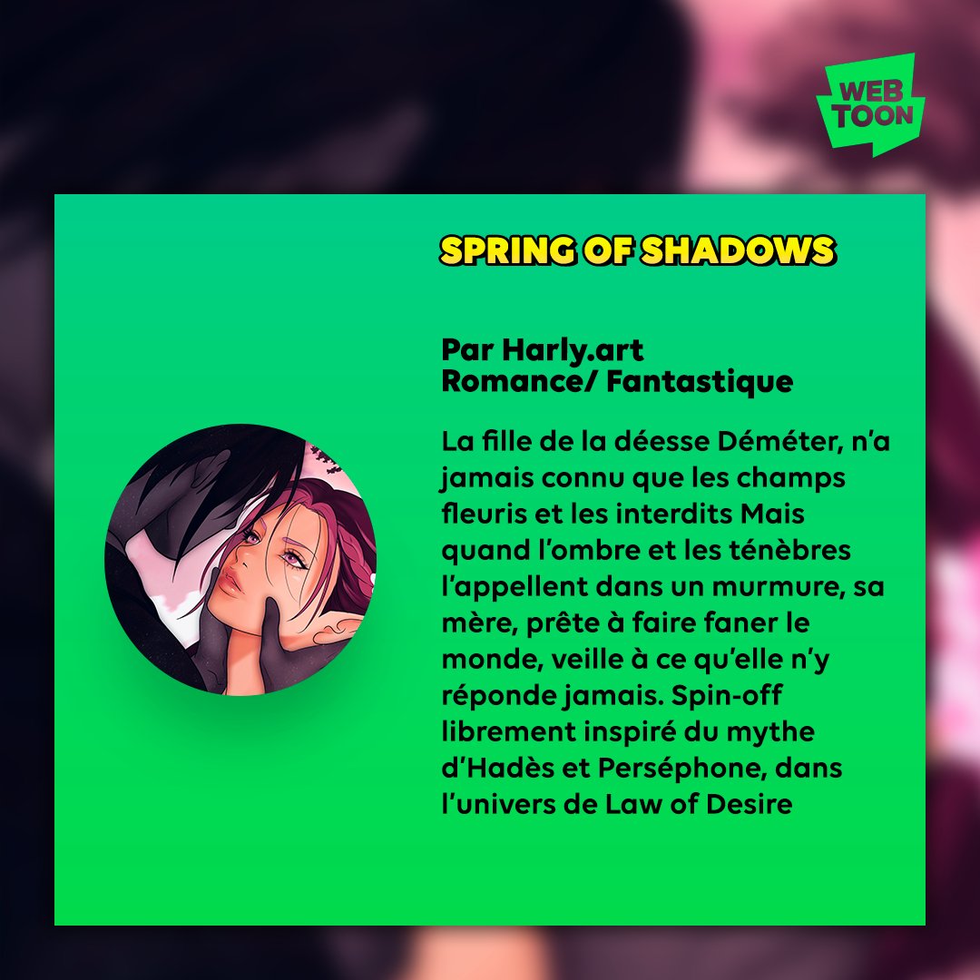 webtoonfrance's tweet image. Voici les titres CANVAS retenus pour le programme du mois de octobre:
Mon voisin de classe est mon plus grand fan par ayoliie
Meuf 2 panam par meuf2panam_
Spring of shadows par _harly.art_
Entwined par pluvias
Dark Faction par kamiye_art
Félicitons ✨ !
#PSCC #CANVAS #WEBTOON
1/2