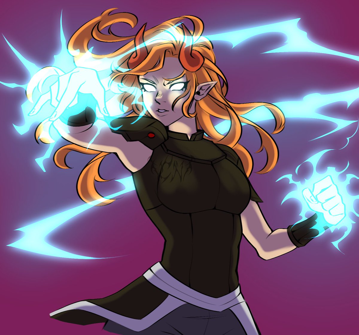 countess_nat's tweet image. Abigail looking awesome ⚡️ 
#rainimator #rainimatorfanart