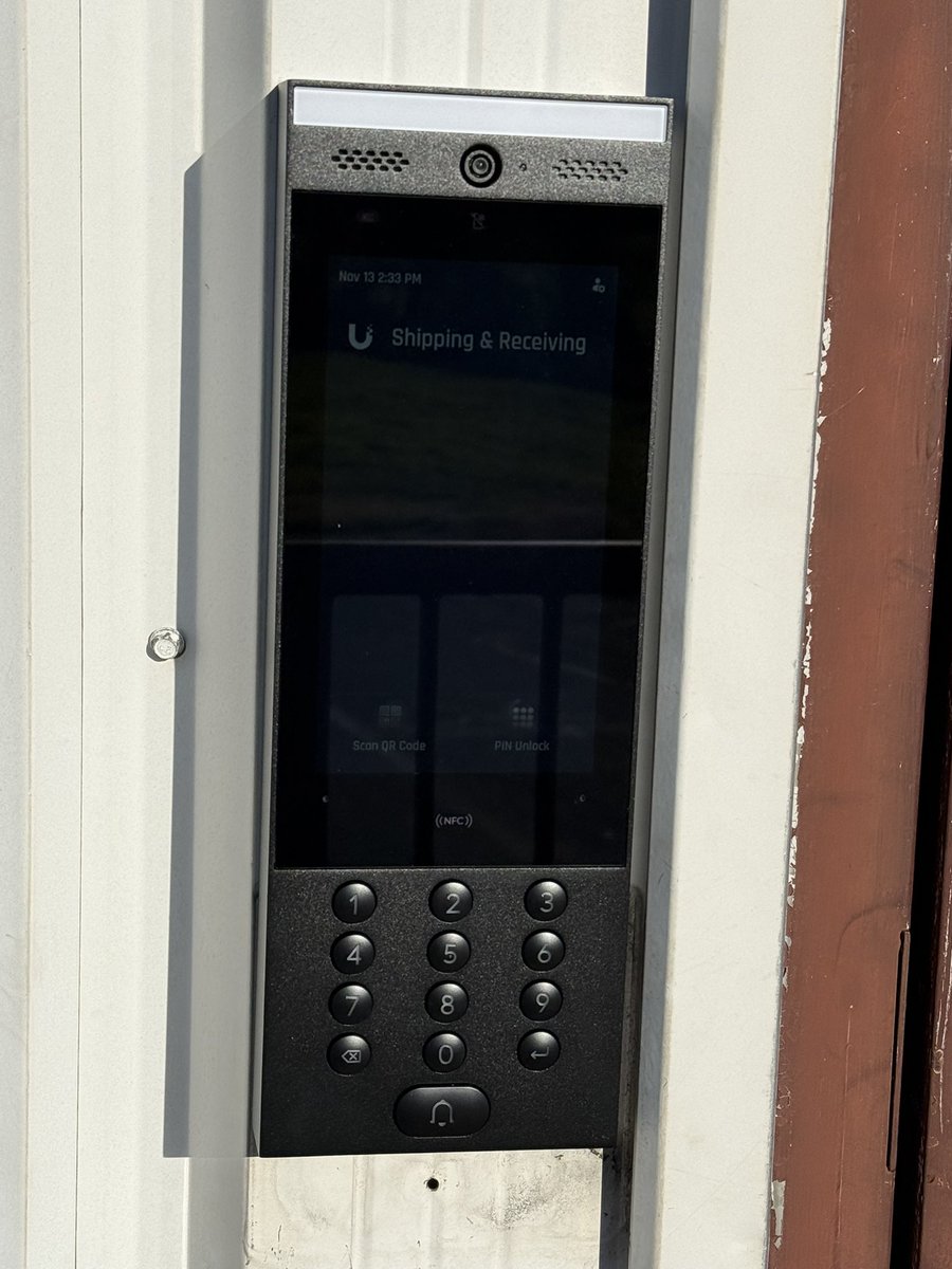 Finishing UniFi Protect and Access deployment at EEC. Today we deployed the SuperLink gateway and added entry sensors. One gateway in 40,000 sq ft factory handles all sensors perfectly! We paired sensors with corresponding cameras and now setting up alarms in Protect.
