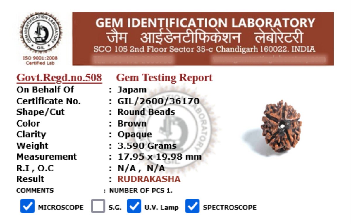 ayushimishra_07's tweet image. The QR code on the lab testing card shows 5 Mukhi Rudraksha, but the received product is 4 Mukhi Rudraksha. These days, many online frauds are happening where customers are being charged extra in the name of product exchange. No action is taken even after complaining.