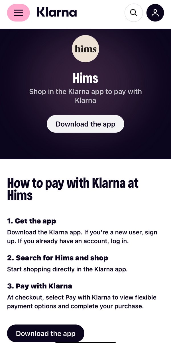 davecompounds's tweet photo. $HIMS recently partnered with Klarna  to offer payment plans for 6mo subscriptions of compounded GLP-1

Customers can finance the $1k 6mo sub vs paying the full amount upfront https://t.co/1OJEFKAQVG