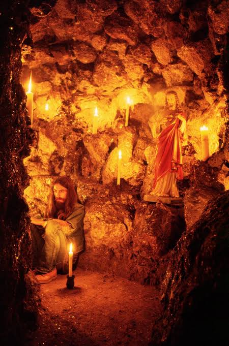 so yeah george just casually had caves under his gothic mansion