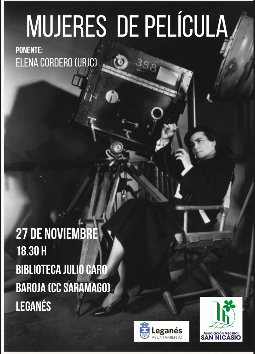 Conmemoracion del Día Internacional de la Eliminación de la Violencia contra la Mujer.

Realizamos esta actividad para repasar el papel de la mujer en el cine, a lo largo de la historia de este arte.

27 Nov
Biblioteca del  CC Saramago
18.30h

#StopViolenciaMachista
#SoyDeSanni