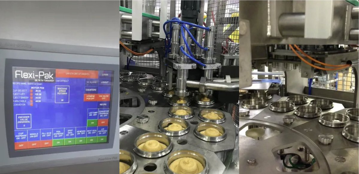 FlexiPakLtd's tweet image. Smart control systems help you keep product consistency high. Quickly switch recipes via touchscreen on our linear fillers. Learn more: champ.ly/X52f3j_T #SmartControl #FoodTech