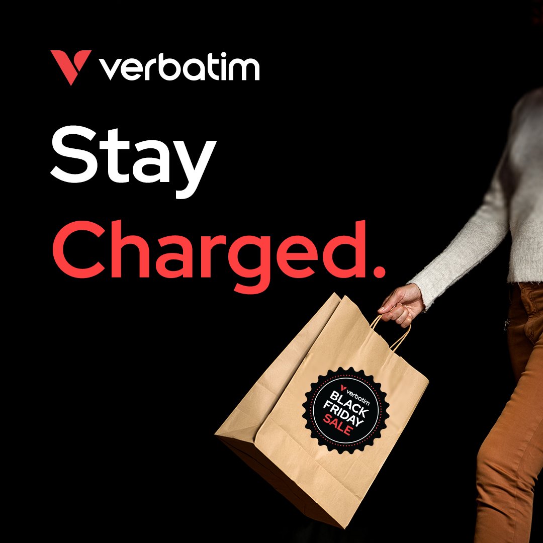 usverbatim's tweet image. ⚡Black Friday is almost here! Don’t miss out on the tech that keeps you powered through the holiday season.
 
👆Click the link in our bio to lock in your favorites before they&apos;re gone!👆
#Verbatim #AnywhereEveryday #TechEssentials #BlackFridayDeals #HolidayShopping