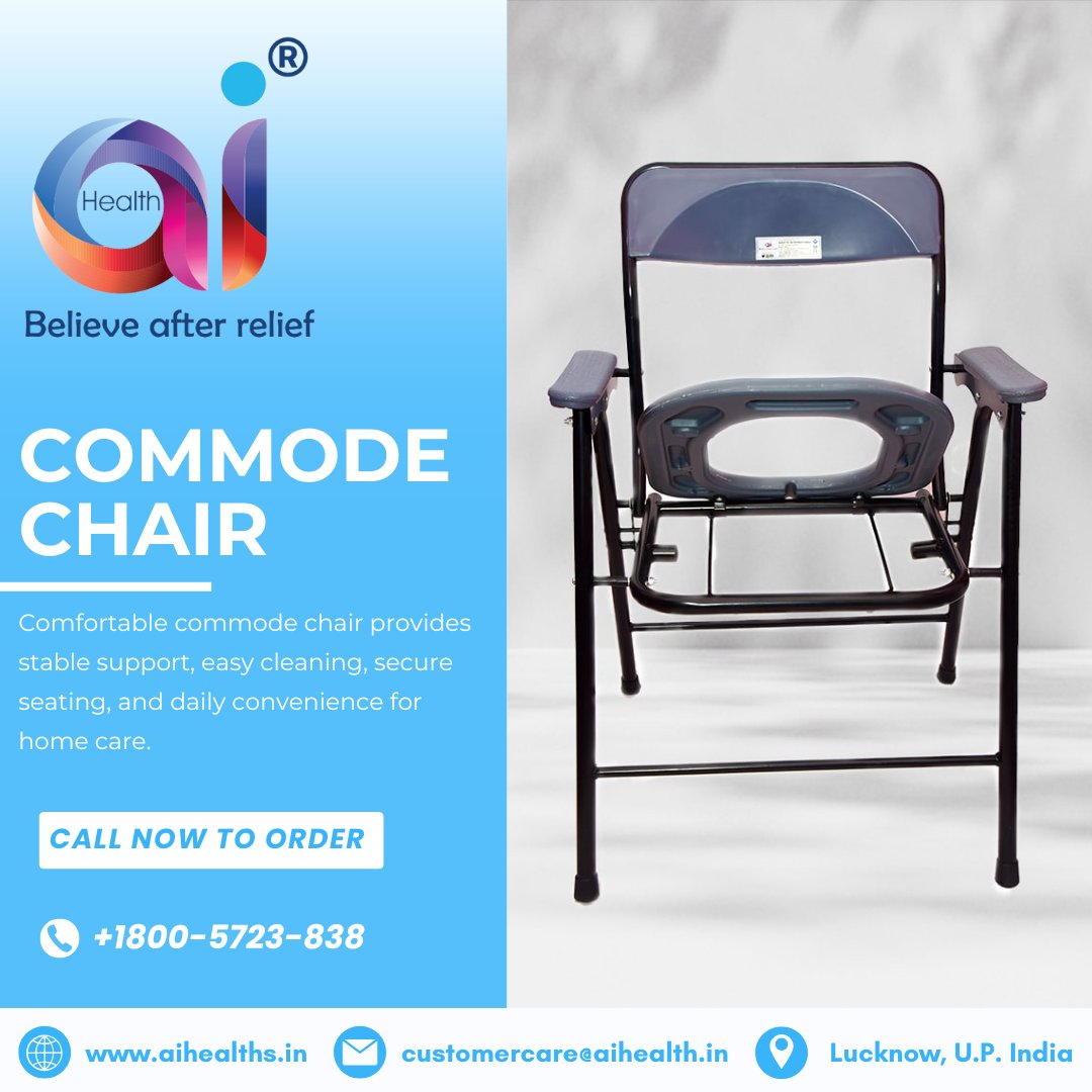 AiHealth4's tweet image. Care Made Convenient

Our commode chair is designed with strong support, non-slip feet, and an easy-clean seat — perfect for seniors, patients, and home care.

#CommodeChair #ElderlyCare #PatientCare #HomeCareEssentials #MedicalEquipment