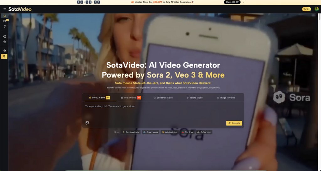 FlowsterApp's tweet image. Sora 2 and Veo 3 Are Redefining Video Creation: Discover the Power of Sota Video: The days of needing a full production crew, expensive gear, and weeks of editing to produce a standout video are fading fast.… dlvr.it/TPGXjP #VideoCreation #AI #Sora2 #Veo3 #DigitalMedia
