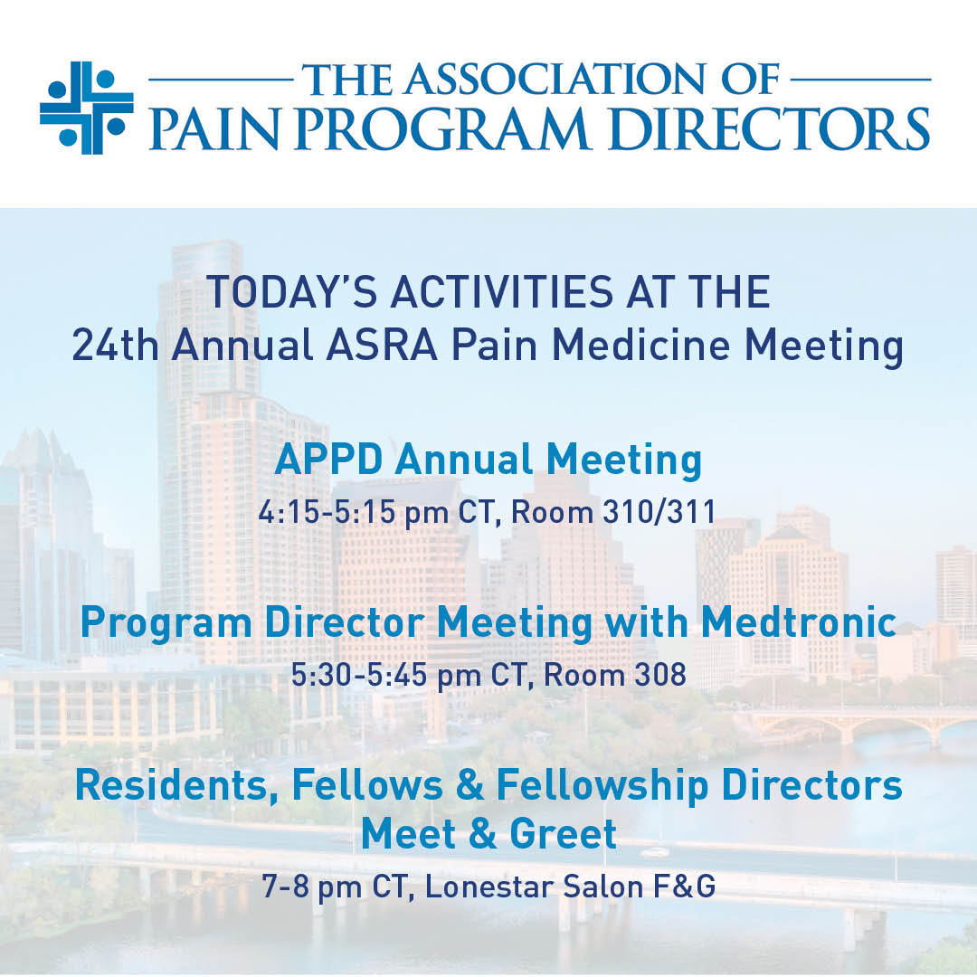 Association of Pain Program Directors tweet media