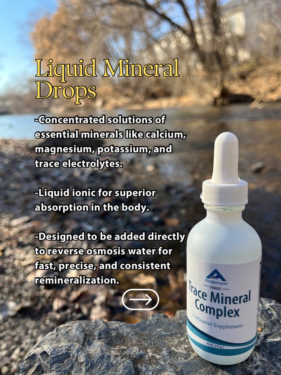 healthAnderson's tweet image. The BEST Way to Remineralize Reverse Osmosis Water!
 
Head over to our website to check out our latest blog post that explains the best way to remineralize your RO water, and why it&apos;s important.
#reverseosmosis #mineralwater #wellnesstips #healthtips #mineralsupplements