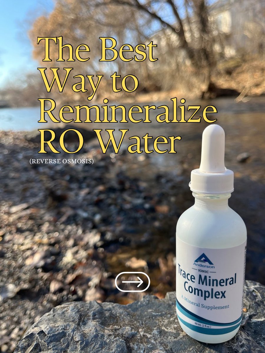 healthAnderson's tweet image. The BEST Way to Remineralize Reverse Osmosis Water!
 
Head over to our website to check out our latest blog post that explains the best way to remineralize your RO water, and why it&apos;s important.
#reverseosmosis #mineralwater #wellnesstips #healthtips #mineralsupplements