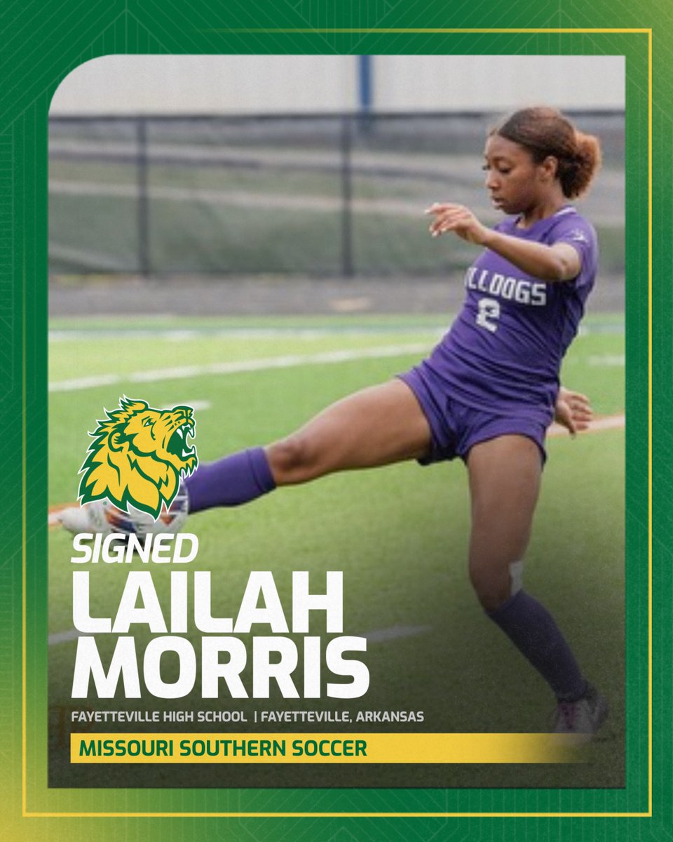 Welcome to the Pride! 🦁✍️
Lailah Morris has officially signed to continue her athletic and academic career at Missouri Southern!
#NationalSigningDay | #GoLions