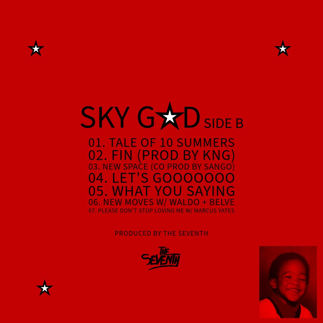 Go stream my new project “Skygod Side B” out now everywhere! 🙏❤️🎶

S/O to everyone involved to make this happen, plus much love to everyone for tapping in and tuning in! 

music.apple.com/us/album/skygo…