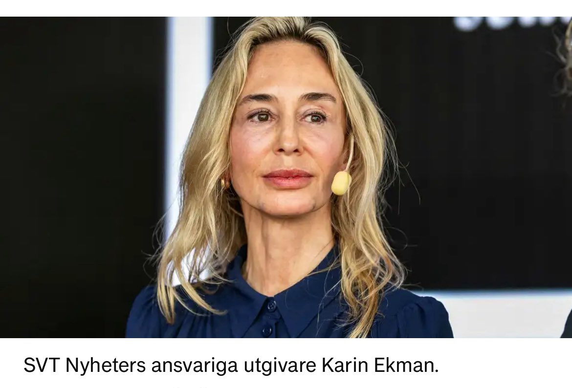 Anne Lagercrantz + Karin Ekman = Avgå! 

Svenska folket ska inte behöva stå ut med SVTs vänsterpropaganda mer. Vi är trött på att ni vinklar, mörkar och filtrerar nyheter utifrån era vänstervridna genusperspektiv. Bara bort med dom!