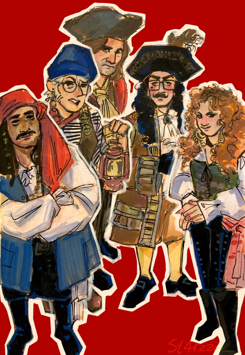 AND HERE IT IS omg this was the best taskmaster series of all time gonna miss these guys so fucking much 💔 theyre all serving so hard so heres the drawing i stayed up until 3am the night before an exam working on