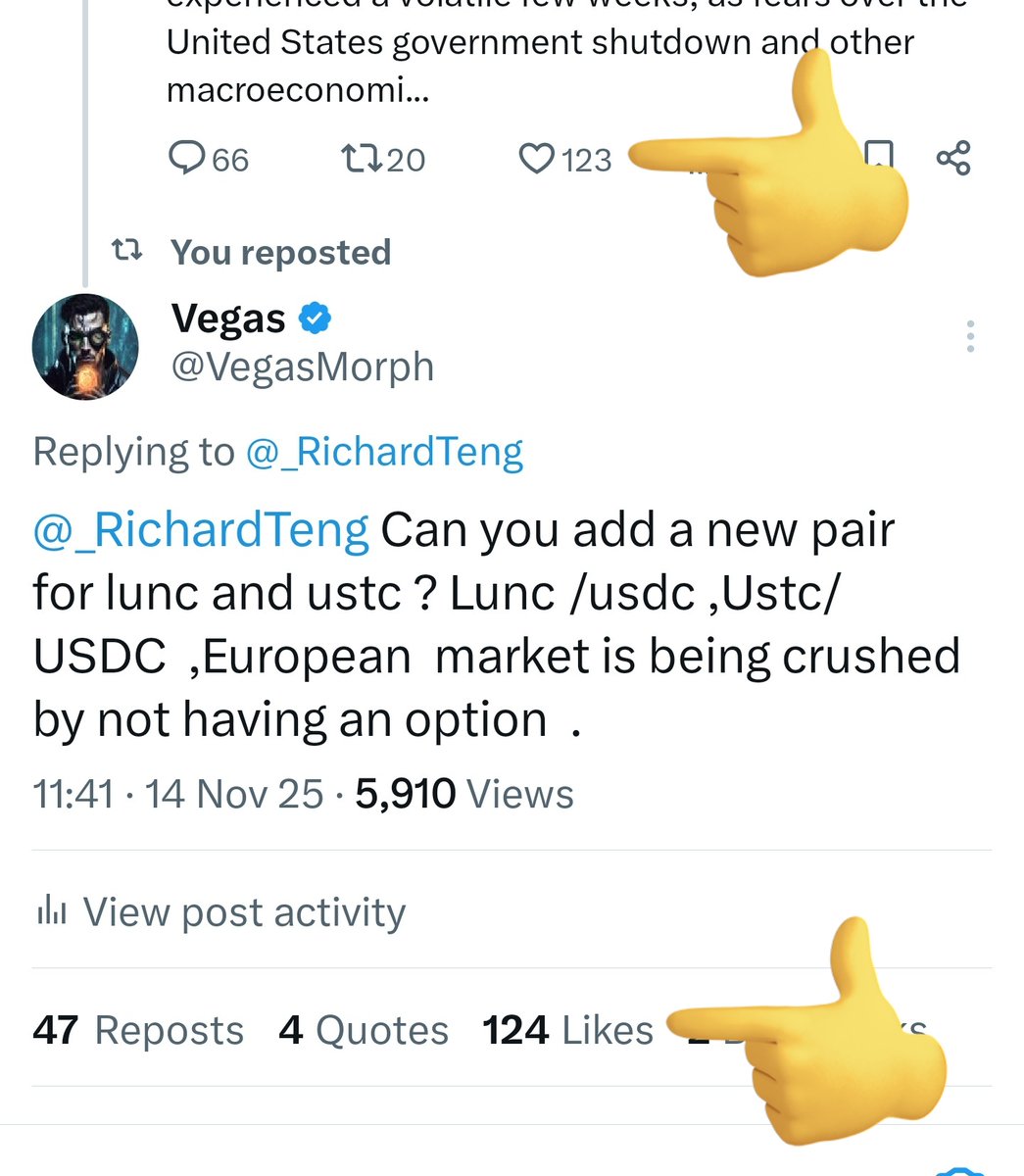 VegasMorph's tweet image. @_RichardTeng , I think the results on your post really show how active our community is ,honestly one of the most active in the whole space. And the best part is that it’s all genuine, organic engagement, not the forced stuff you see on other chains. Could you reconsider  adding…