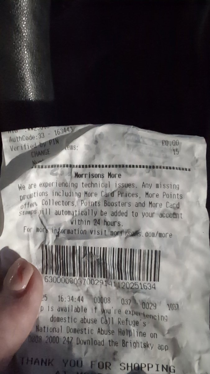 StaceyUK2's tweet photo. @Morrisons what does this mean ? Is the price promotion added back to my card or onto my more card as I have been charged £6 too much as the more card prices didn't come off ! https://t.co/K26aNlfAl3